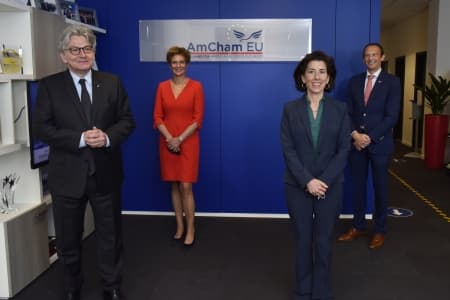 AmCham EU hosts Commissioner Breton and Secretary Raimondo