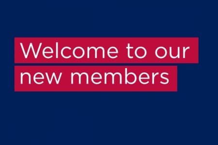 Welcome to our new members