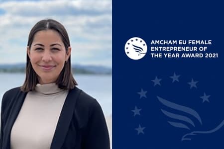 Norwegian start-up wins AmCham EU Female Entrepreneur of the Year Award
