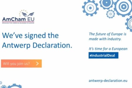 AmCham EU signs the Antwerp Declaration, joining in the call for a more competitive EU