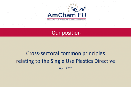 AmCham EU position on Single Use Plastics Directive