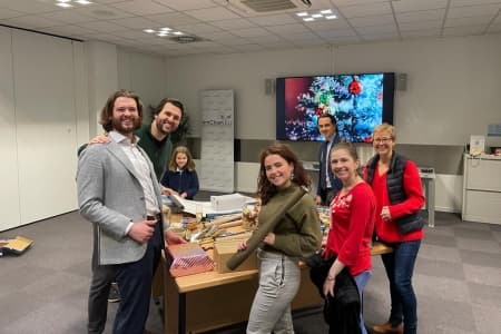 Shoe-Box project brings family, friends together to give back