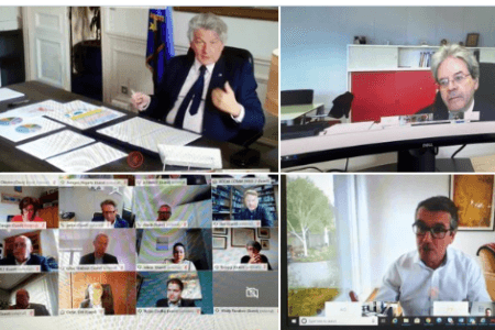 AmCham EU Executive Council members virtually meet Commissioners Gentiloni and Breton